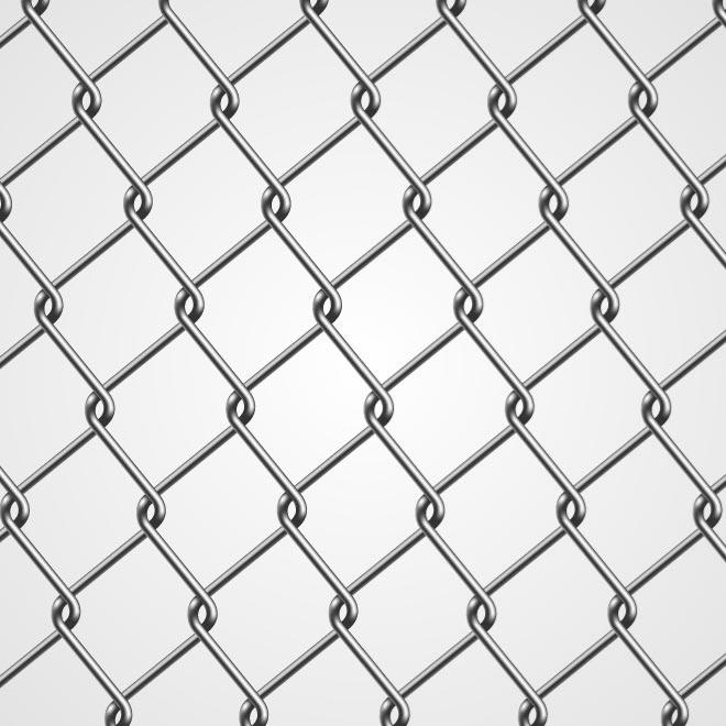 660x660 Chain Link Fence Vector Image
