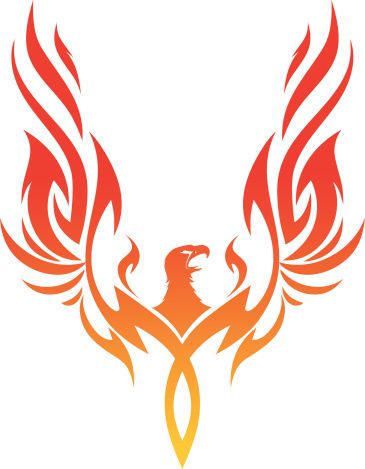 365x469 Phoenix Vector Art Illustration Ink Vector Art