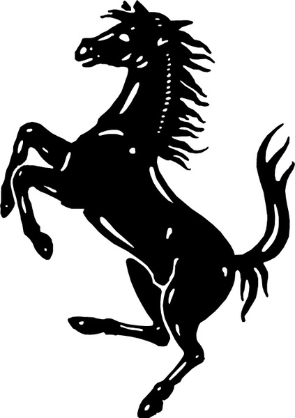 423x600 Ferraris Horse Free Vector In Adobe Illustrator Ai ( .ai ) Vector