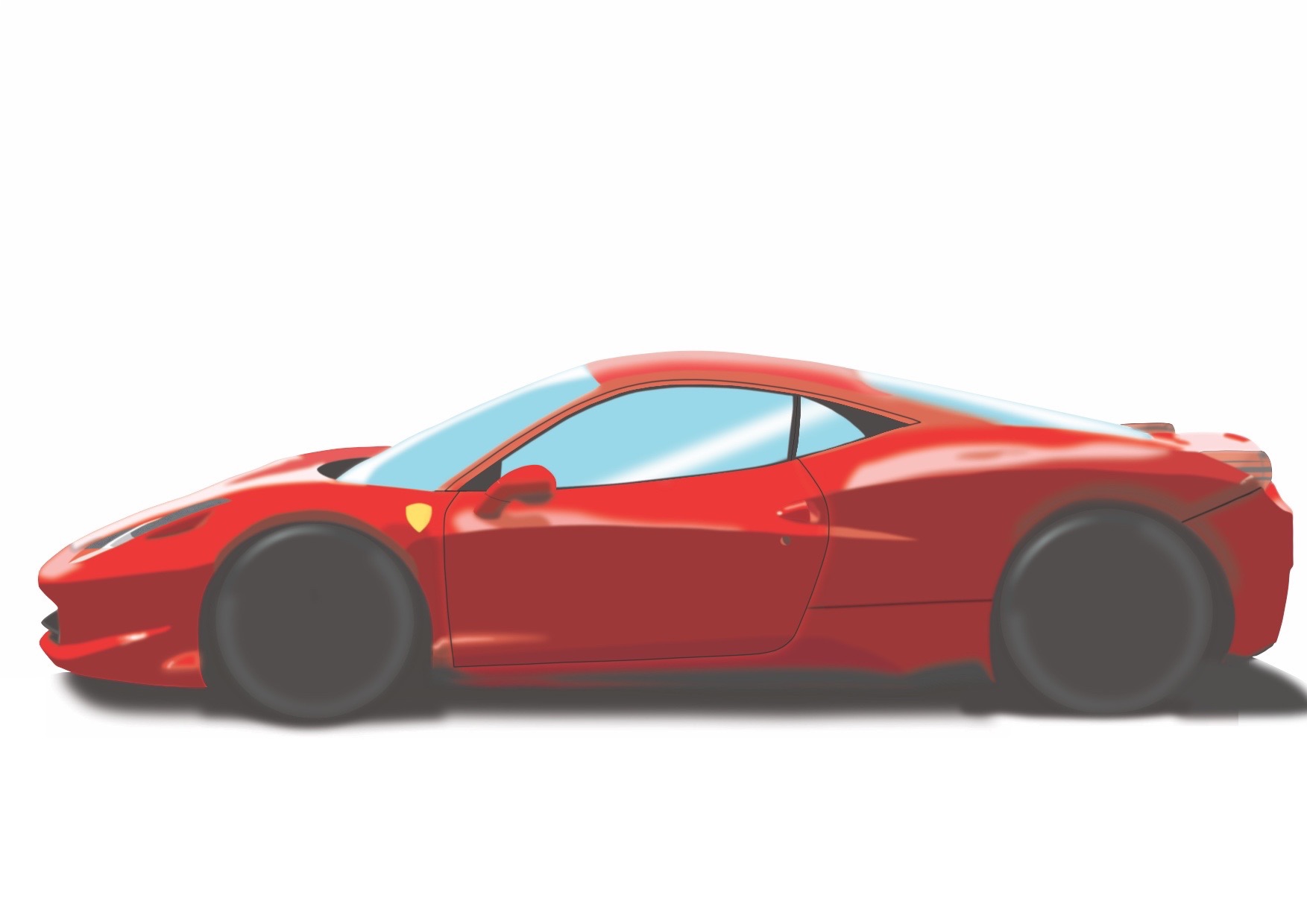 1753x1240 Ferrari 458 Vector