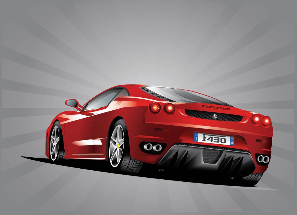 1024x742 Ferrari Vector Art Amp Graphics