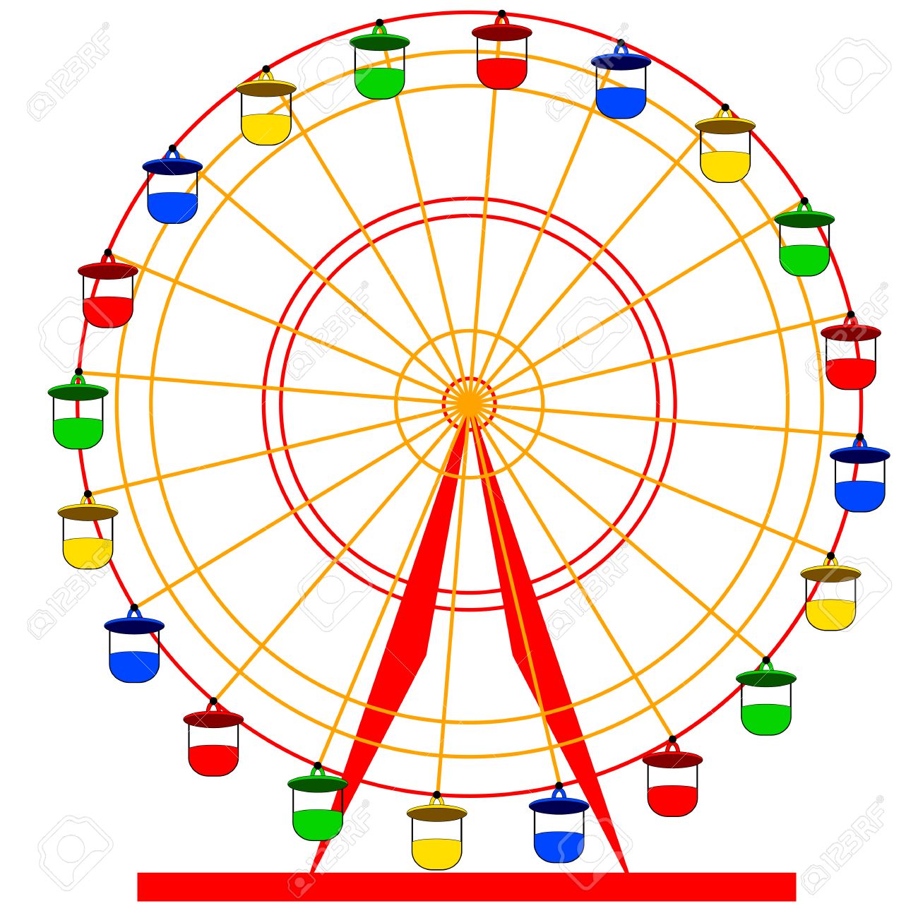 Ferris Wheel Vector Art at GetDrawings | Free download