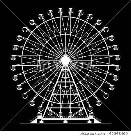 450x468 Ferris Wheel, Vector, Vectors