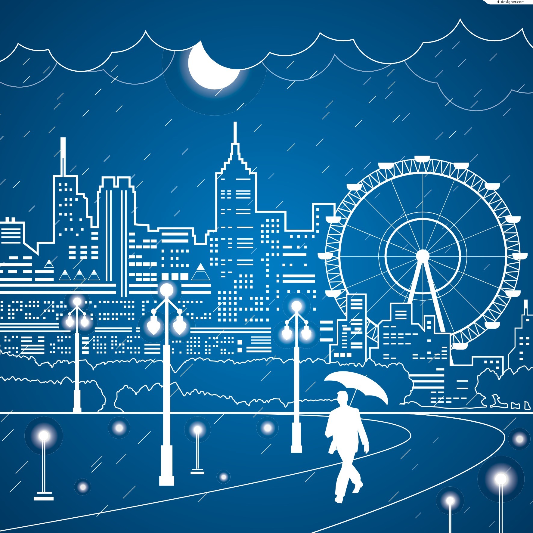 1771x1771 Drawn Ferris Wheel Cartoon 3323509