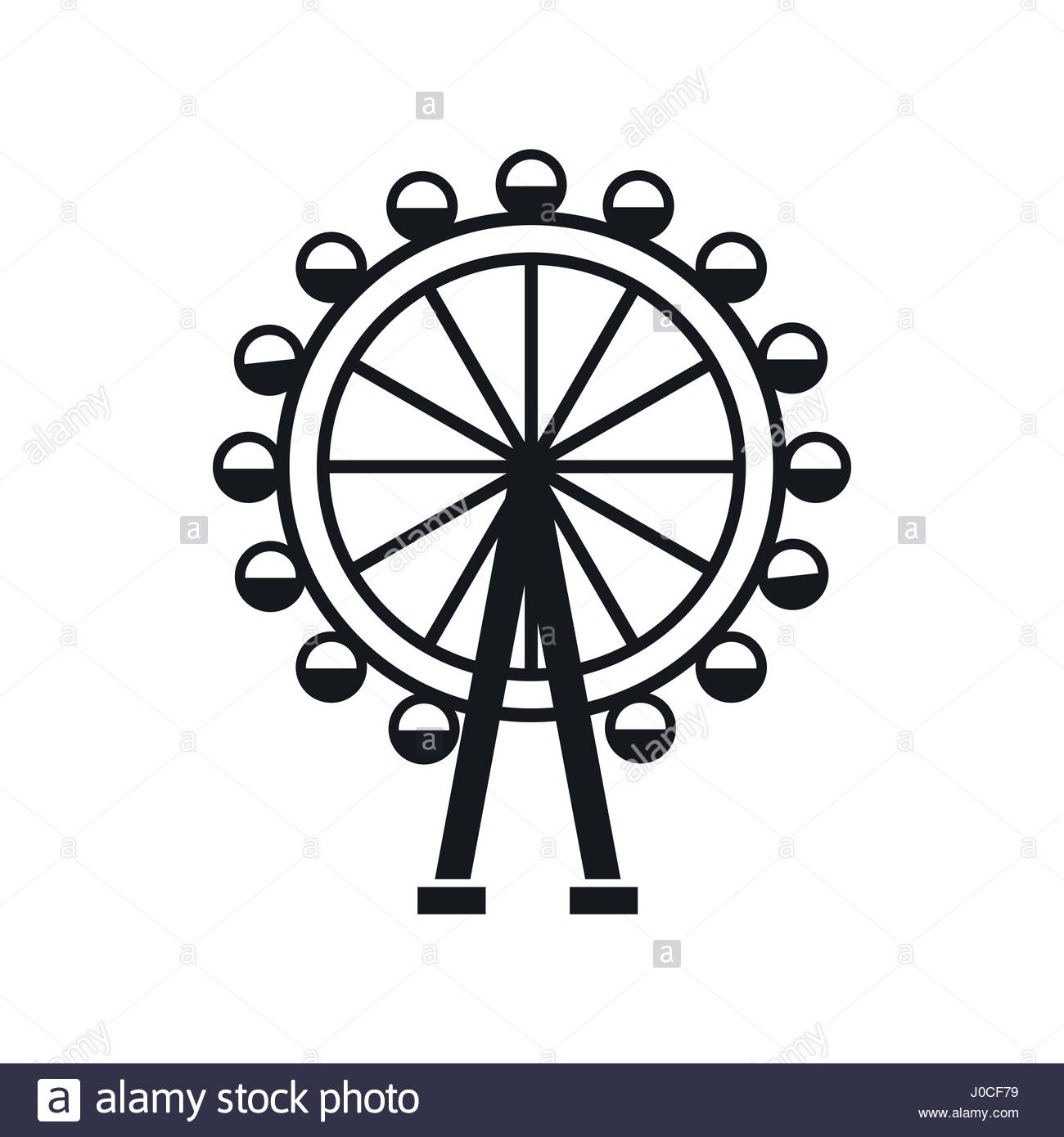 1300x1390 Collection Of Ferris Wheel Clipart Black And White Simple