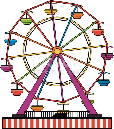 390x439 Collection Of Simple Ferris Wheel Clipart High Quality, Free
