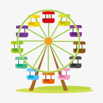 397x397 Cartoon Ferris Wheel Png Images Vectors And Psd Files Free
