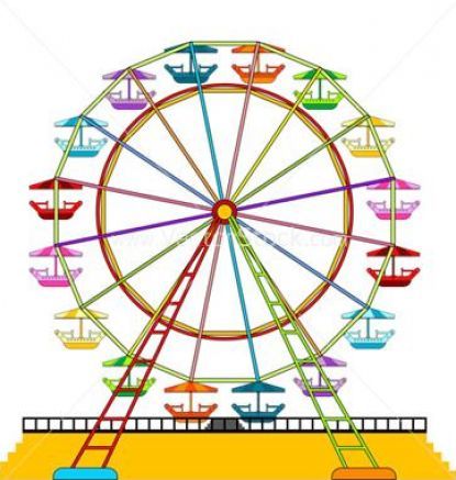 415x437 Carnival Ferris Wheel Clip Art Ferris Wheel Vector Free Pictures