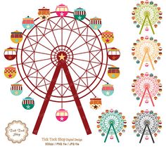 236x212 Circus Clipart Ferris Wheel