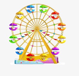 265x254 Ferris Wheel, Wheel Vector, Ferris Vector Png And Vector For Free