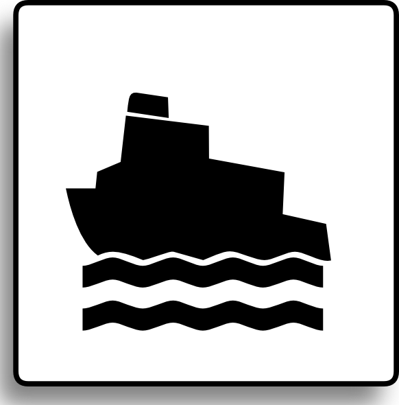 582x590 Ferry Icon For Use With Signs Or Buttons Clip Art Free Vector