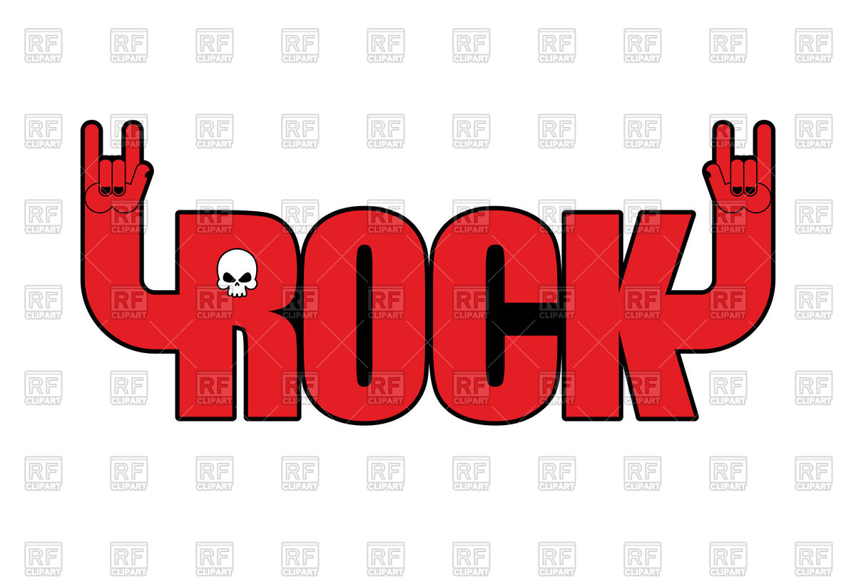 1200x823 Letters With Hands, Rock And Roll Sign, Logo For Rock Festival