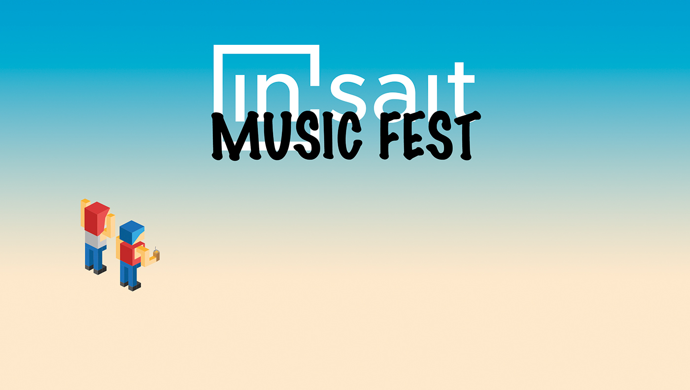 1400x792 Music Festival Vector Isometric Illustration. On Behance