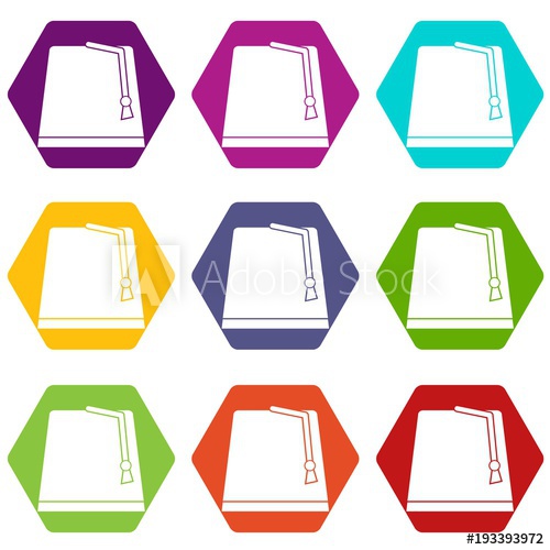 500x500 Turkish Fez Icon Set Color Hexahedron