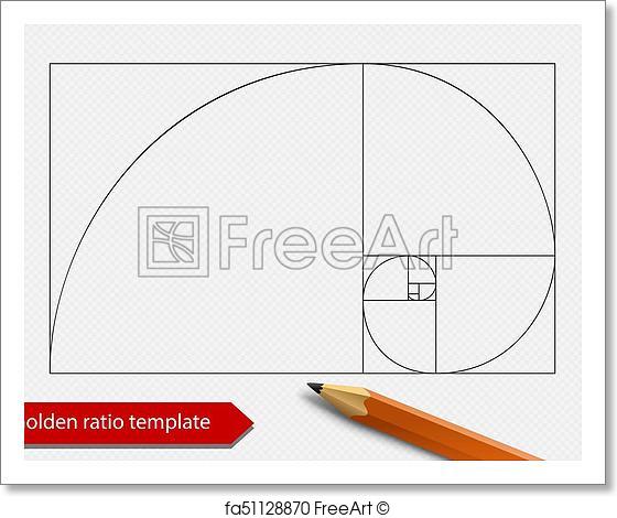 560x470 Free Art Print Of Golden Ratio Line Graph Template Vector