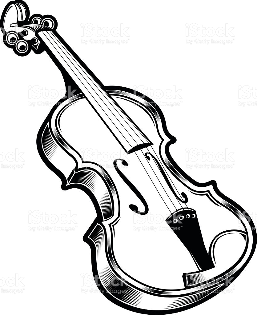 835x1024 Violinist Clipart Vector