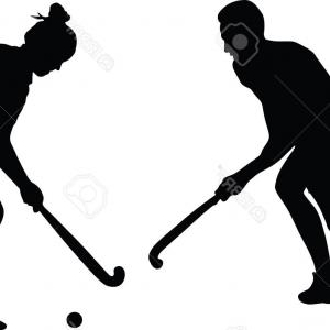 300x300 Field Hockey Stick Vector Clipart Shopatcloth
