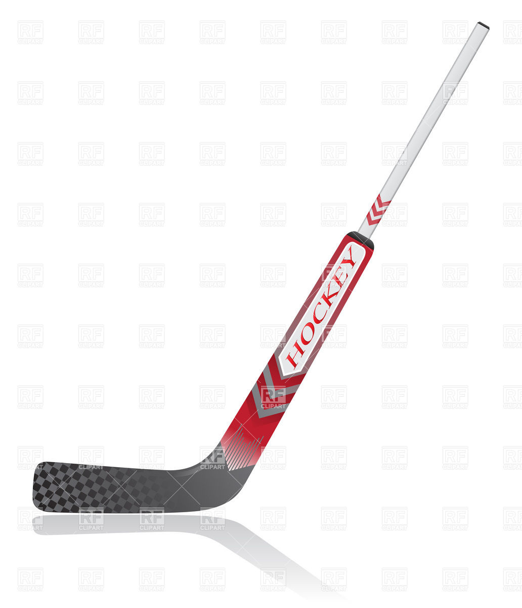 1032x1200 Ice Hockey Stick For Goalie Vector Image Vector Artwork Of Sport