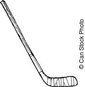 176x179 Black Clipart Hockey Stick