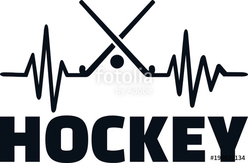 500x329 Field Hockey Heartbeat Line Stock Image And Royalty Free Vector