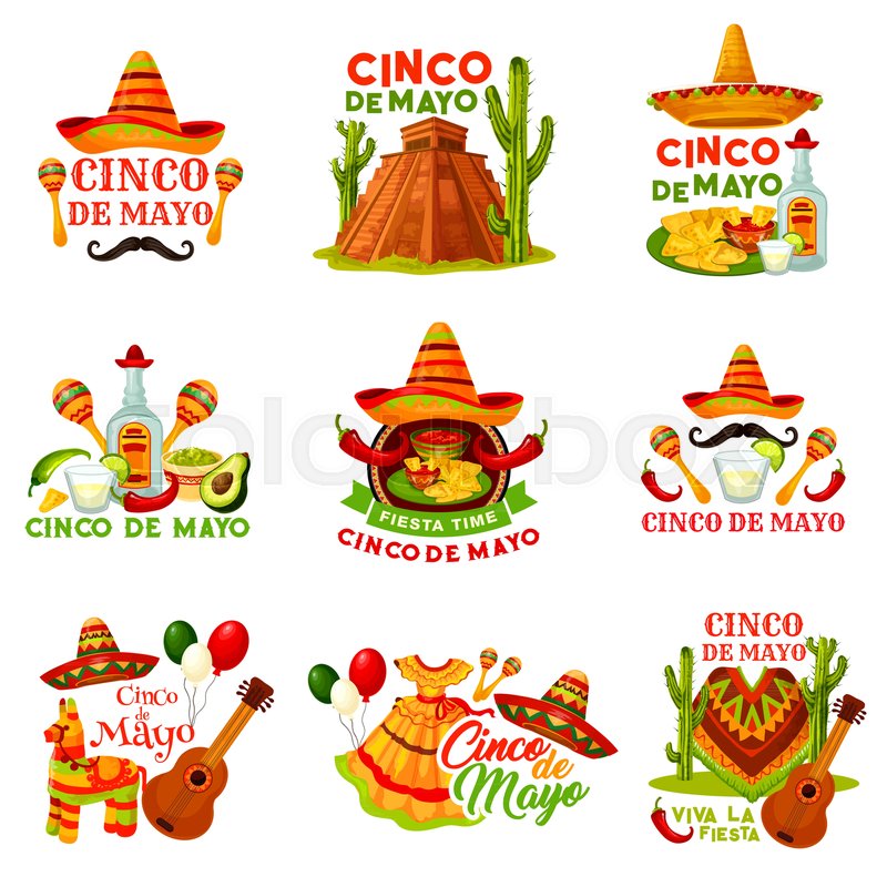 800x800 Cinco De Mayo Fiesta Party Icon Of Mexican Holiday. Festival