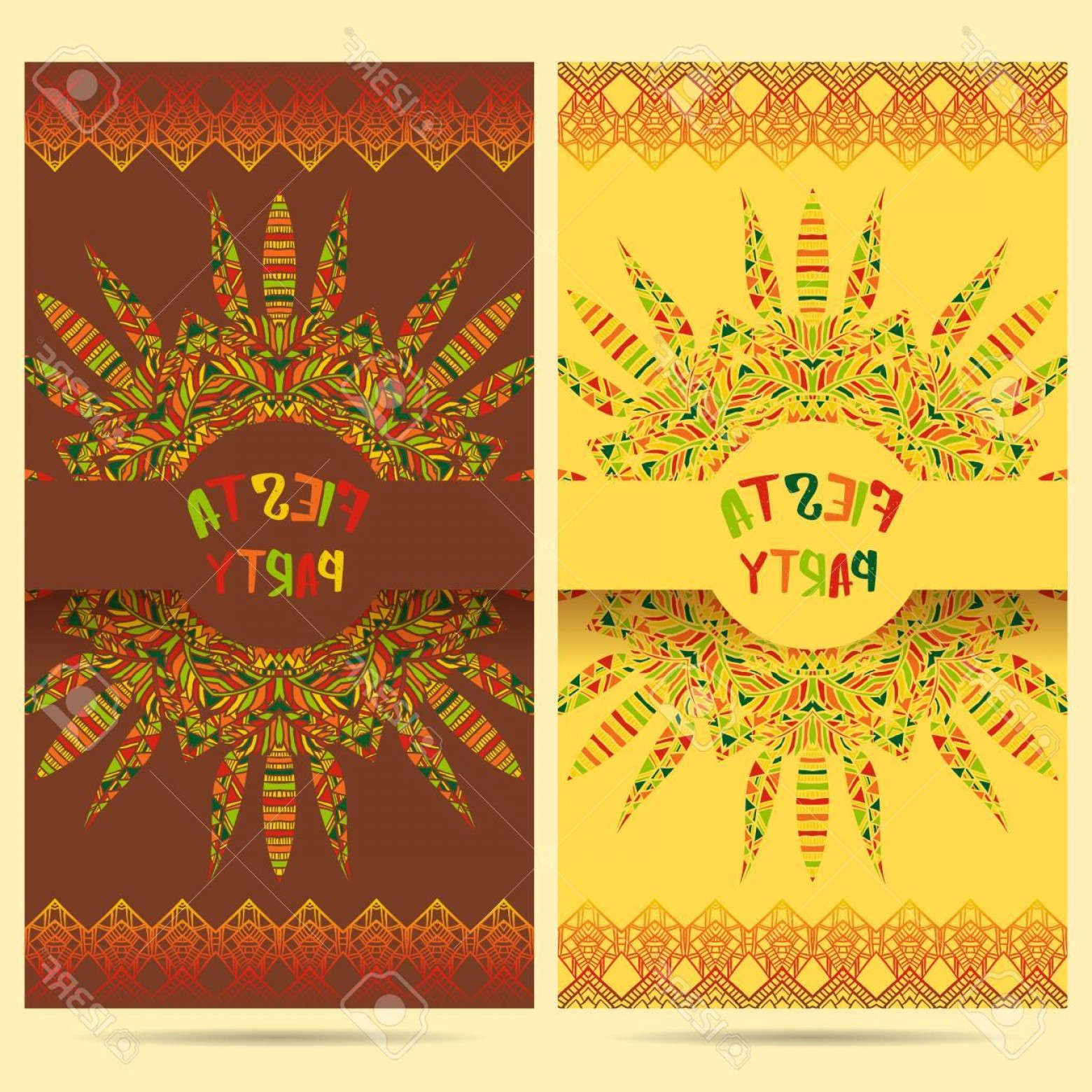 1560x1560 Photostock Vector Beautiful Greeting Card Invitation For Fiesta