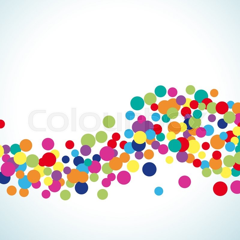 800x800 Colorful Abstract Spot Background. Vector Illustration For Bright