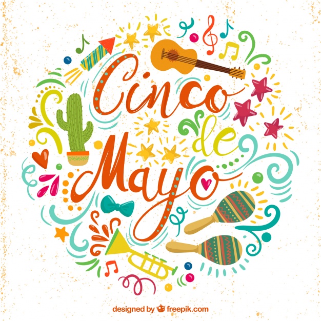 626x626 Decorative Ornamental Background Of Mexico Fiesta Vector Free