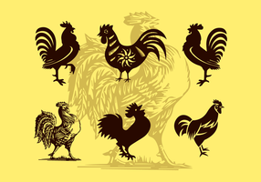 286x200 Rooster Free Vector Art
