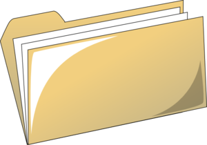 300x210 File Folder Clip Art