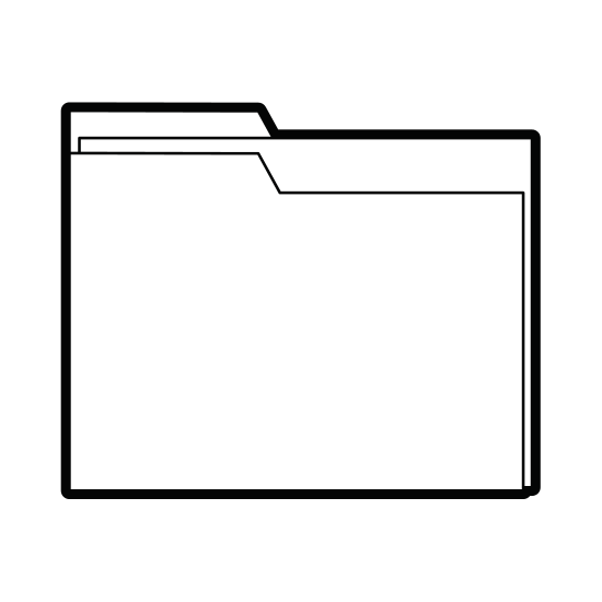 550x550 File Folder Vector Illustration