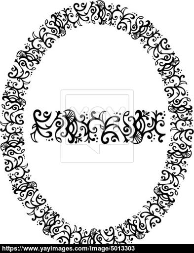 393x512 Filigree Seamless Vector Border Vector