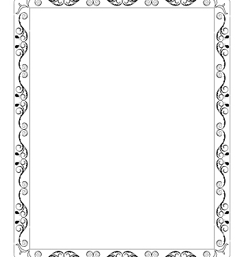 Filigree Border Vector at GetDrawings | Free download