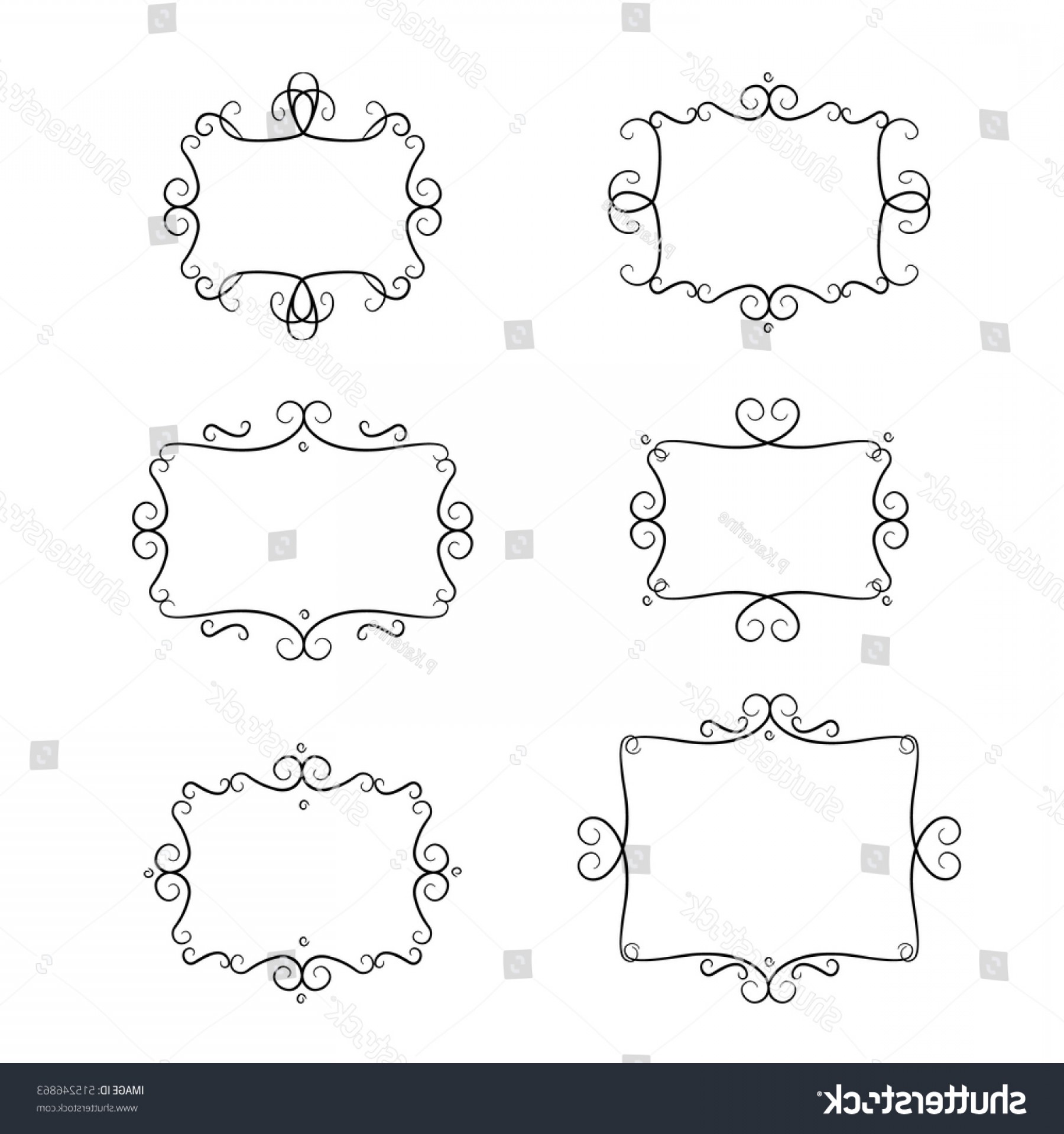1800x1920 Frames Vector Set Vintage Filigree Elements Geekchicpro