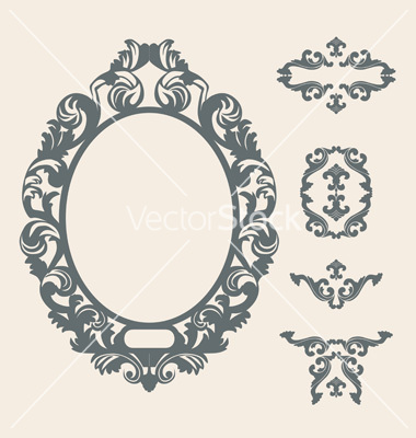 380x400 Images Of Black Victorian Frame Vector