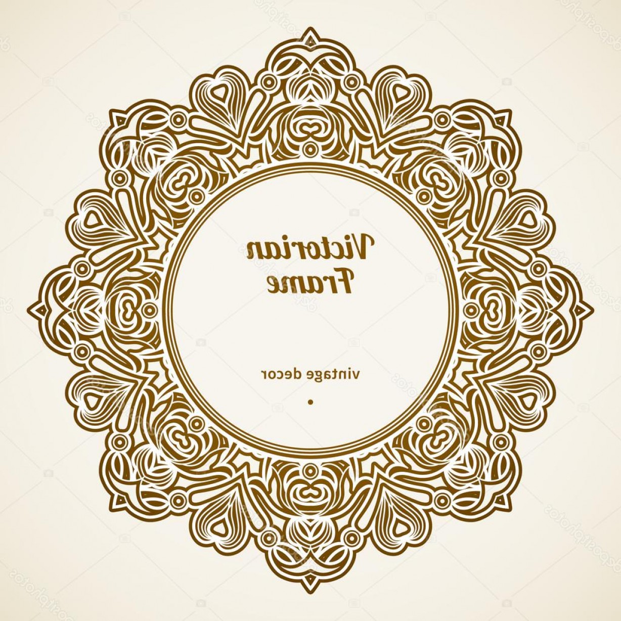 1228x1228 Stock Illustration Filigree Vector Frame In Victorian Rongholland