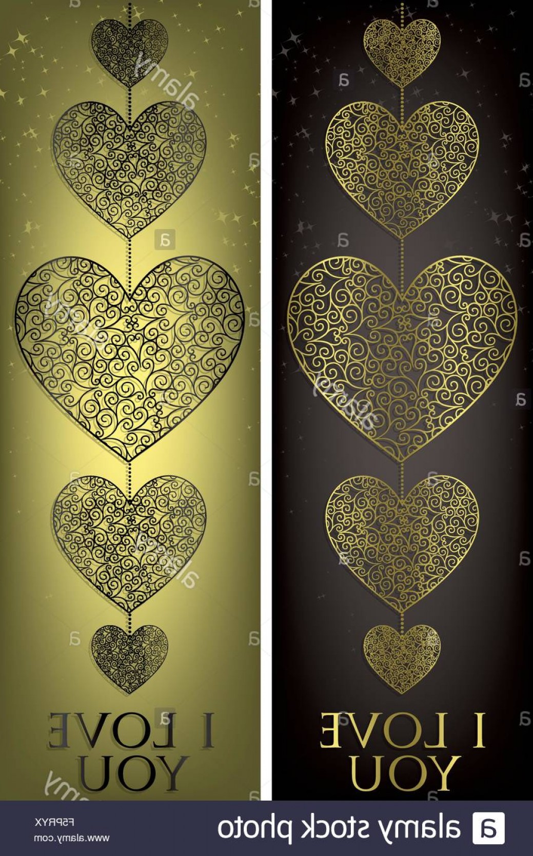 1039x1668 Stock Photo Filigree Heart Banner In Vector Format Createmepink