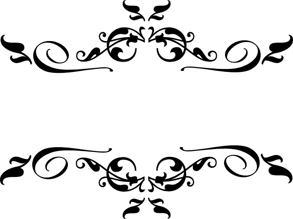 600x448 Collection Of Free Vector Filigree Black. Download On Ubisafe