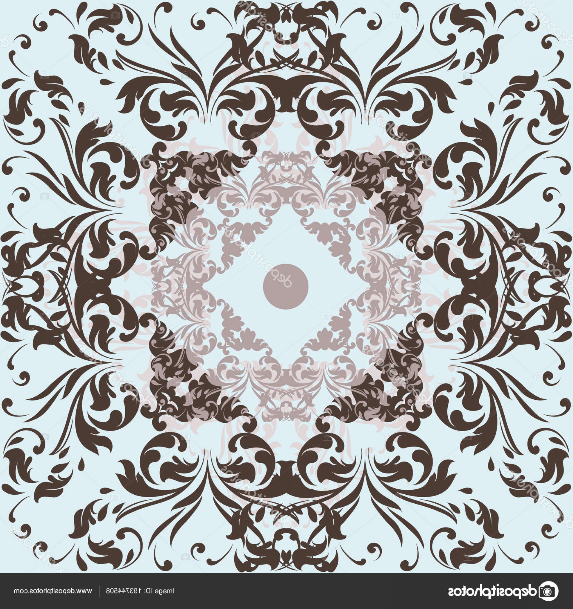1920x2040 Stock Illustration Vector Filigree Pattern With Swirl Lazttweet