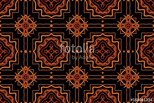 500x334 Vector Seamless Luxury Background Art Deco On Black Background