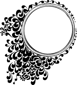 267x297 Filigree Circle Clip Art Free Vector 4vector