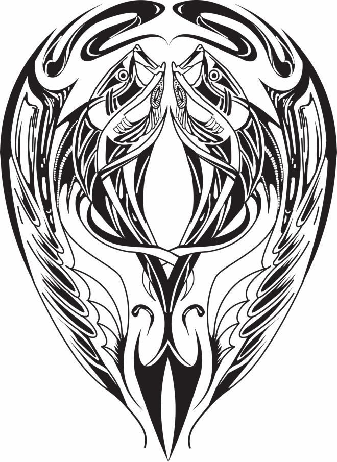 660x905 Filigree Vector Download