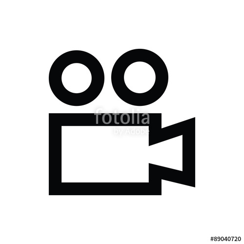 500x500 Film Camera Vector Icon Stock Image And Royalty Free Vector Files