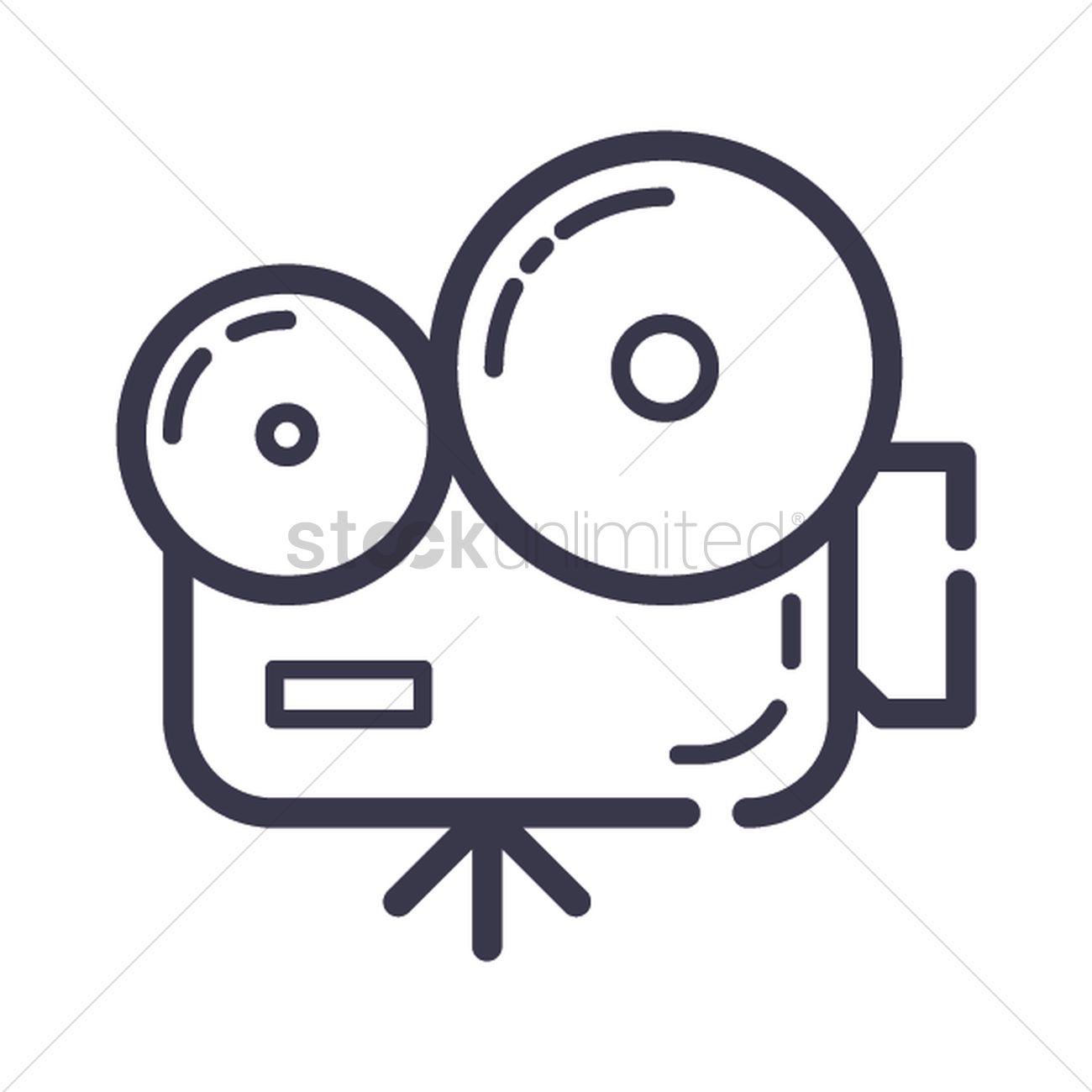 1300x1300 Film Camera Vector Image