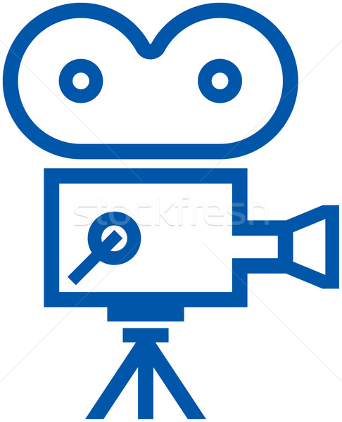 486x600 Retro Film Camera Icon Vector Illustration Vector Illustration
