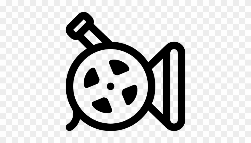 840x480 Cinema Reel Video Camera Vector