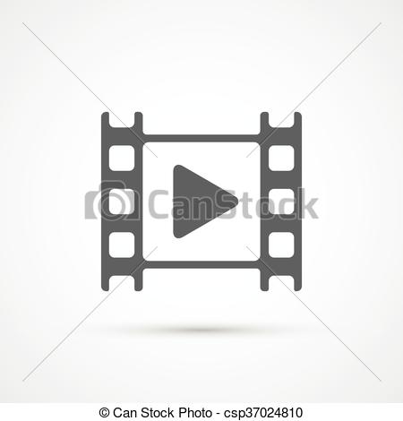 450x470 Movie Film Play Icon. Vector. Movie Film Play Trendy Icon. Vector