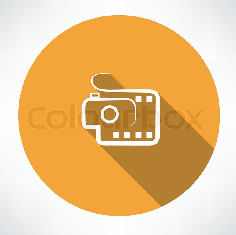 800x799 Camera And Film Icon Stock Vector Colourbox