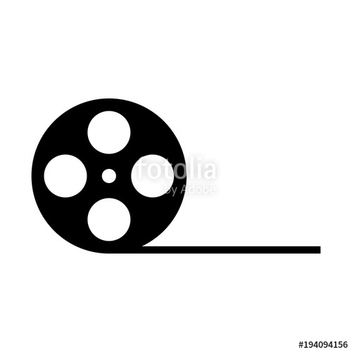 500x500 Film Reel Vector Icon Stock Image And Royalty Free Vector Files