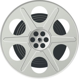 300x300 Movie Reel Clip Art